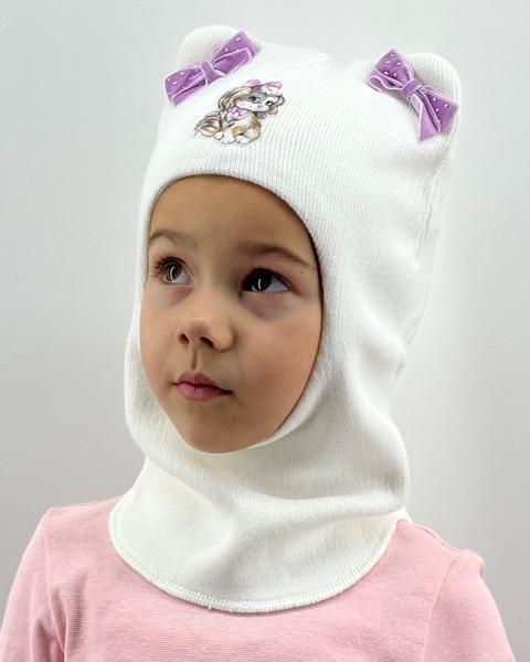 Шапка-шлем для девочки ЛИНЕЙ - Шапки-шлемы зима-осень