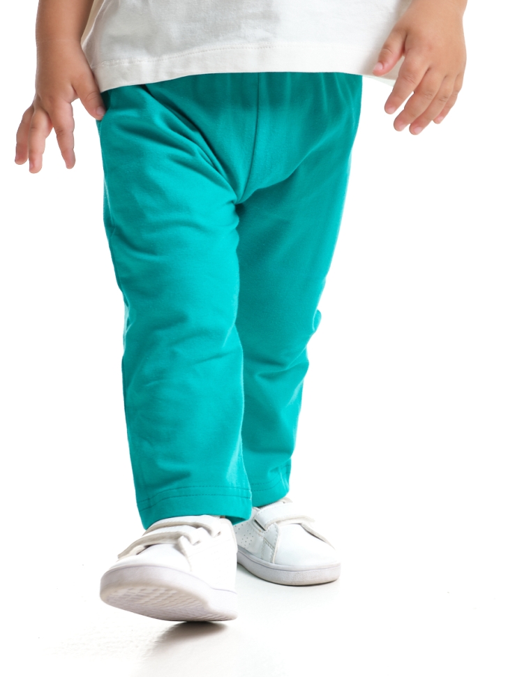 Бриджи для мальчиков Mini Maxi, модель 4289, цвет бирюзовый - Штаны трикотажные