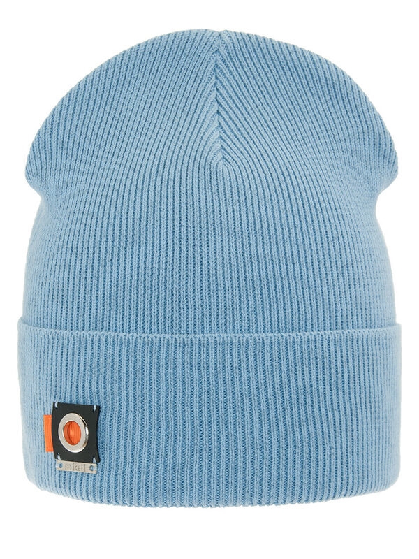 Шапка Луи, Миалт светло-джинсовый, весна-осень - Для девочек весна-осень