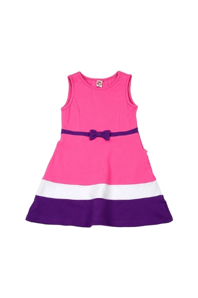 Платье для девочек Mini Maxi, модель 2957, цвет малиновый - Платья для девочек с коротким рукавом