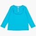 Футболка для девочек Mini Maxi, модель 1145, цвет голубой