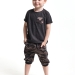 Комплект для мальчиков Mini Maxi, модель 7639/7640, цвет черный/камуфляж