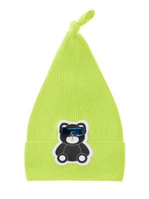 Шапка Аркаша, Миалт лимон/неон, весна-осень