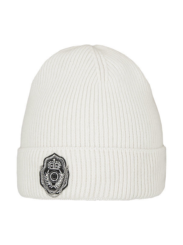 Шапка для девочки Дениз, Миалт белый, весна-осень - Шапочки молодежные