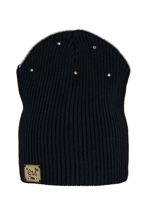 Шапка для девочки Элита, Миалт темно-синий, весна-осень-лето