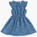 Платье для девочек Mini Maxi, модель 6347, цвет синий/мультиколор