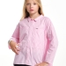 Рубашка для девочек Mini Maxi, модель 7956, цвет розовый/клетка