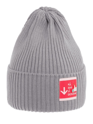 Шапка для девочки Арт-Деко, Миалт серый, весна-осень