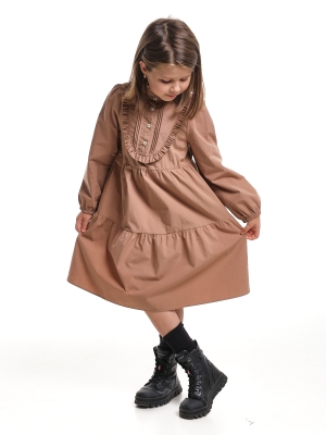 Платье для девочек Mini Maxi, модель 8052, цвет коричневый