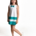 Платье для девочек Mini Maxi, модель 2844, цвет бирюзовый