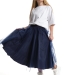 Юбка для девочек Mini Maxi, модель 7608, цвет синий
