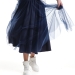 Юбка для девочек Mini Maxi, модель 7608, цвет синий