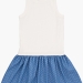 Платье для девочек Mini Maxi, модель 7183, цвет белый/синий