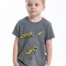 Футболка для мальчиков Mini Maxi, модель 4672, цвет графит/меланж