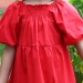 Платье для девочки хлопок БУШОН ST64, цвет красный
