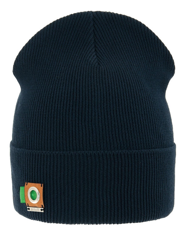 Шапка Луи, Миалт темно-синий, весна-осень - Для девочек весна-осень