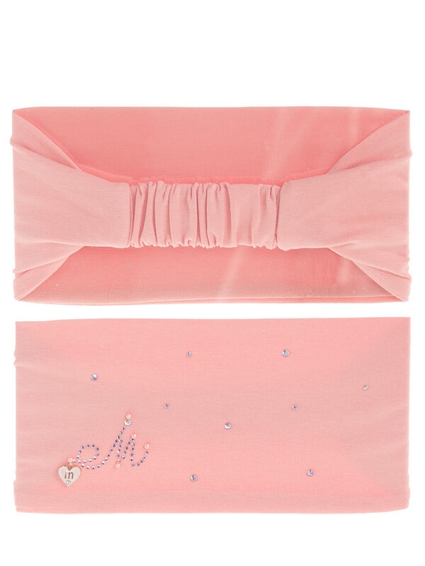 Повязка для девочки Месяц повязка, Миалт коралловый, лето - Косынки детские