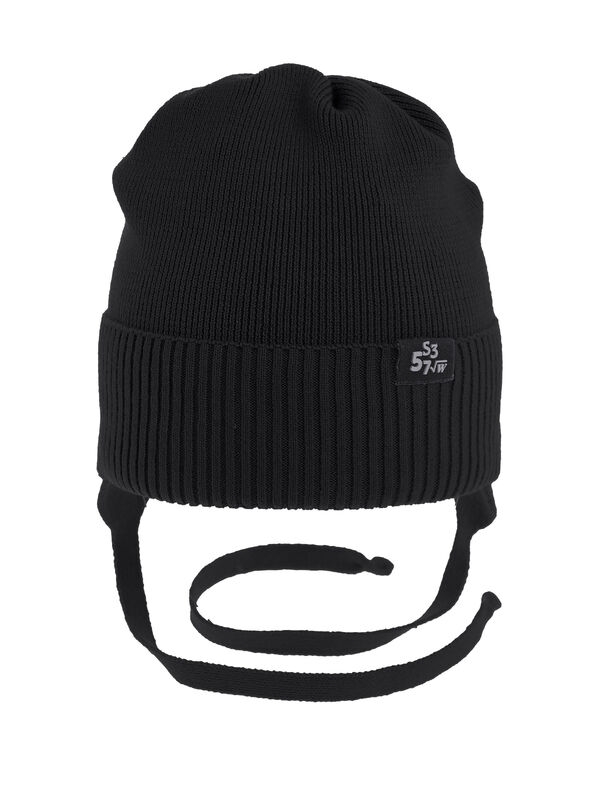 Шапка для мальчика Азарт, Миалт черный, весна-осень - Шапки весна-осень