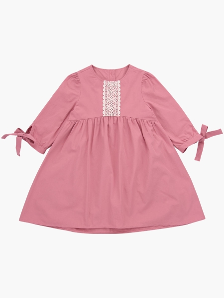 Платье для девочек Mini Maxi, модель 7529, цвет розовый - Платья для девочек с рукавом 3/4