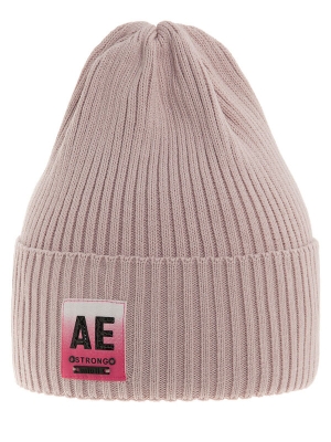 Шапка Руна, Миалт бежево-розовый, весна-осень