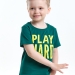 Футболка для мальчиков Mini Maxi, модель 7426, цвет темно-зеленый