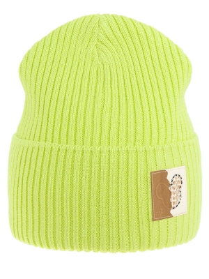 Шапка для девочки Эврика, Миалт лимон/неон, весна-осень