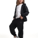 Спортивный костюм для девочек Mini Maxi, модель 8049, цвет черный