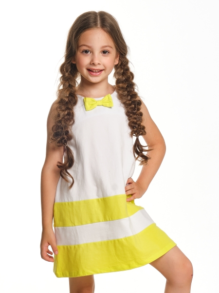 Платье для девочек Mini Maxi, модель 2844, цвет желтый - Платья для девочек с коротким рукавом