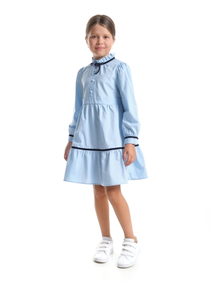 Платье для девочек Mini Maxi, модель 8053, цвет голубой
