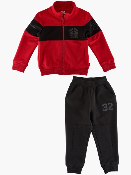 Спортивный костюм для мальчиков Mini Maxi, модель 6673, цвет красный - Костюмы спортивные