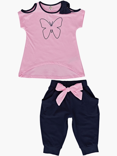 Комплект одежды для девочек Mini Maxi, модель 0316/0311, цвет розовый - Комплекты летние