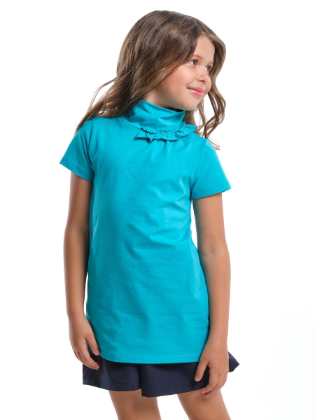 Туника для девочек Mini Maxi, модель 0668, цвет бирюзовый - Туники для девочек