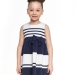 Платье для девочек Mini Maxi, модель 1578, цвет белый/синий