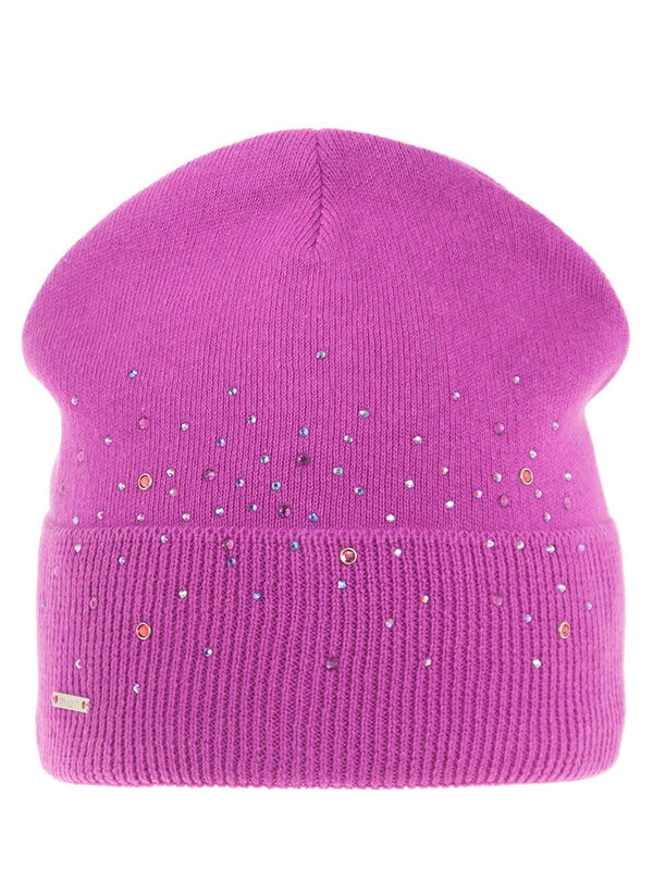 Шапка для девочки Росинка, Миалт фуксия, весна-осень - Зимние шапки для девочек