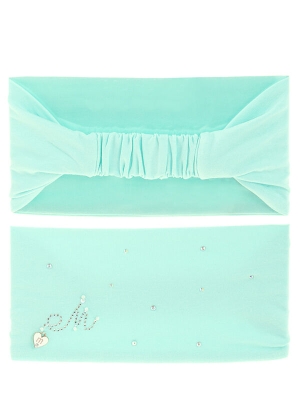 Повязка для девочки Месяц повязка, Миалт мятный, лето