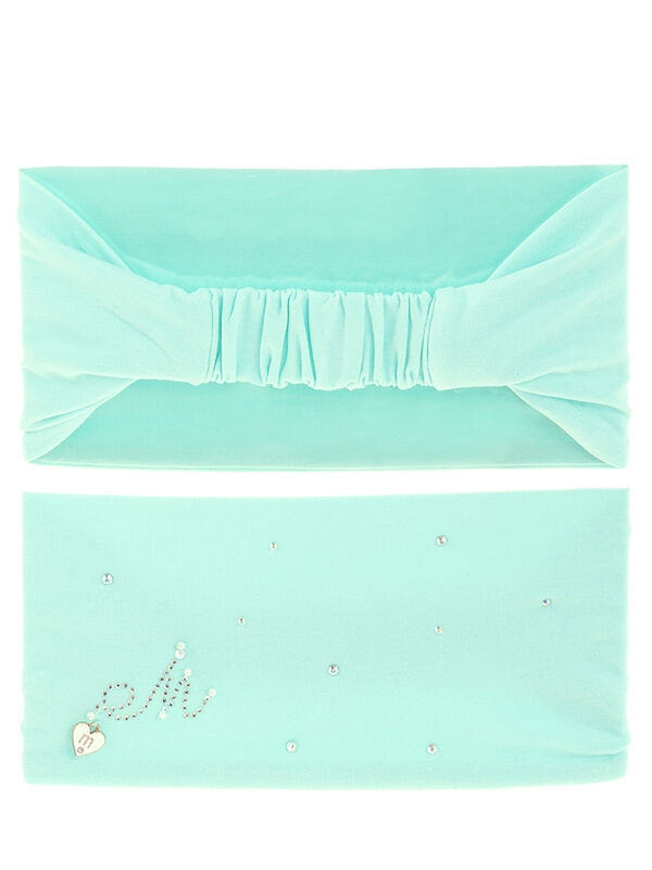 Повязка для девочки Месяц повязка, Миалт мятный, лето - Косынки детские