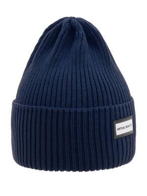 Шапка для мальчика Виртуал, Миалт темно-синий, весна-осень