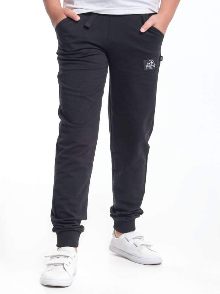 Брюки для мальчиков Mini Maxi, модель 9819, цвет черный - Брюки спортивные (джогеры)