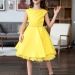 Платье для девочки БУШОН ST35, праздничное цвет желтый