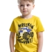 Футболка для мальчиков Mini Maxi, модель 7895, цвет горчичный
