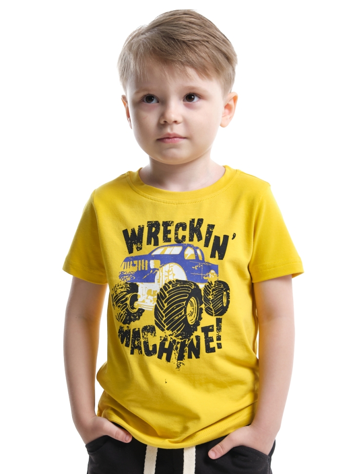 Футболка для мальчиков Mini Maxi, модель 7895, цвет горчичный - Футболки для мальчиков