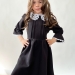 Платье для девочки школьное БУШОН SK16, цвет черный