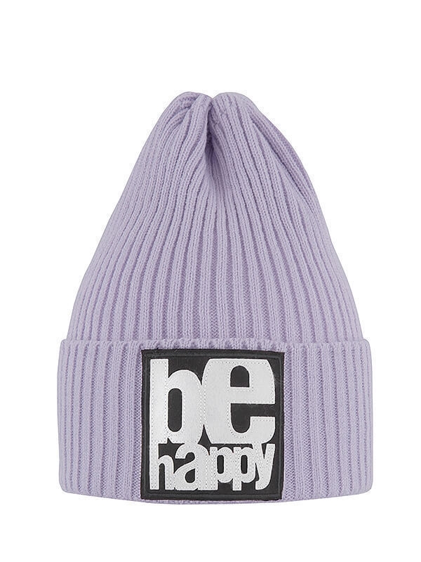 Шапка Be happy, Миалт сирень - Для девочек весна-осень