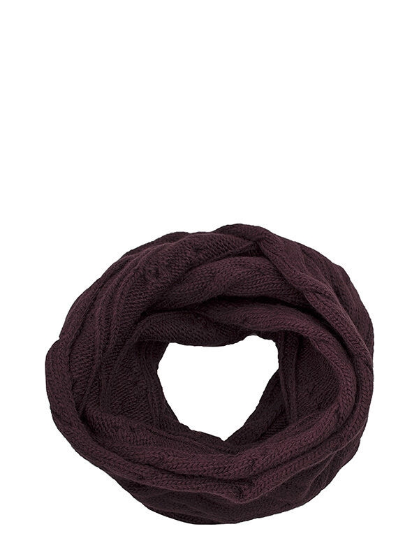 Шарф-снуд Метель, Mialt бордовый, зима - Шарф-снуд