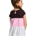 Футболка для девочек Mini Maxi, модель 1567, цвет розовый/коричневый