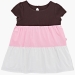 Футболка для девочек Mini Maxi, модель 1567, цвет розовый/коричневый