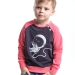 Толстовка для мальчиков Mini Maxi, модель 3552, цвет коралловый/антрацит