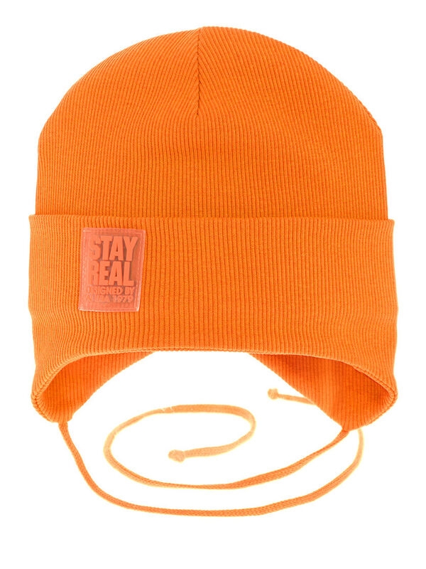 Шапка Янтарик, Миалт оранжевый, лето - Шапки весна-осень