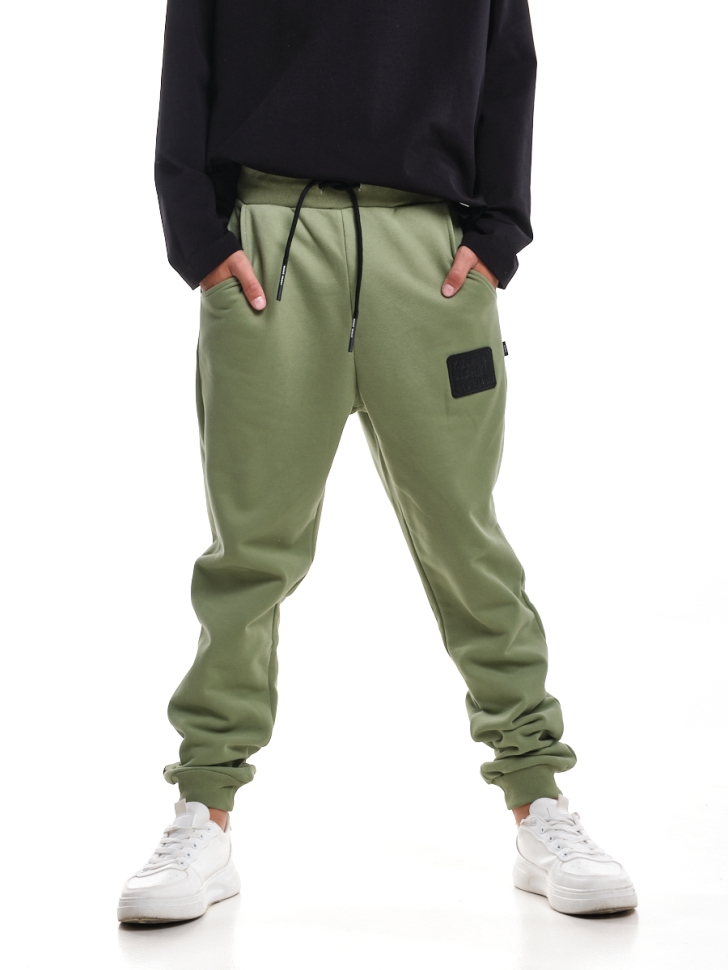 Брюки для мальчиков Mini Maxi, модель 6012, цвет хаки - Брюки спортивные (джогеры)