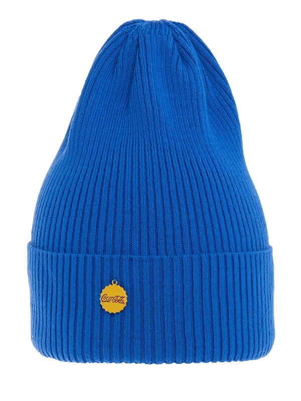 Шапка Drink, Миалт ярко-синий, весна-осень - Для девочек весна-осень